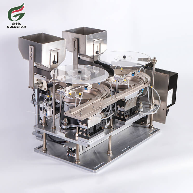Dual-Bowl-Dual-Track-Vibratory-Feeder